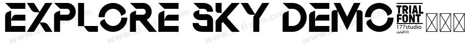 Explore Sky Demo字体转换